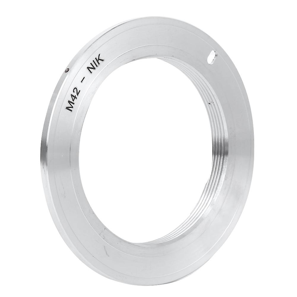 Bague d'adaptation d'objectif Fikaz M42-NIK en alliage d'aluminium pour objectif à monture M42 et appareil photo Nikon D3000/D300s/D3100/D3200