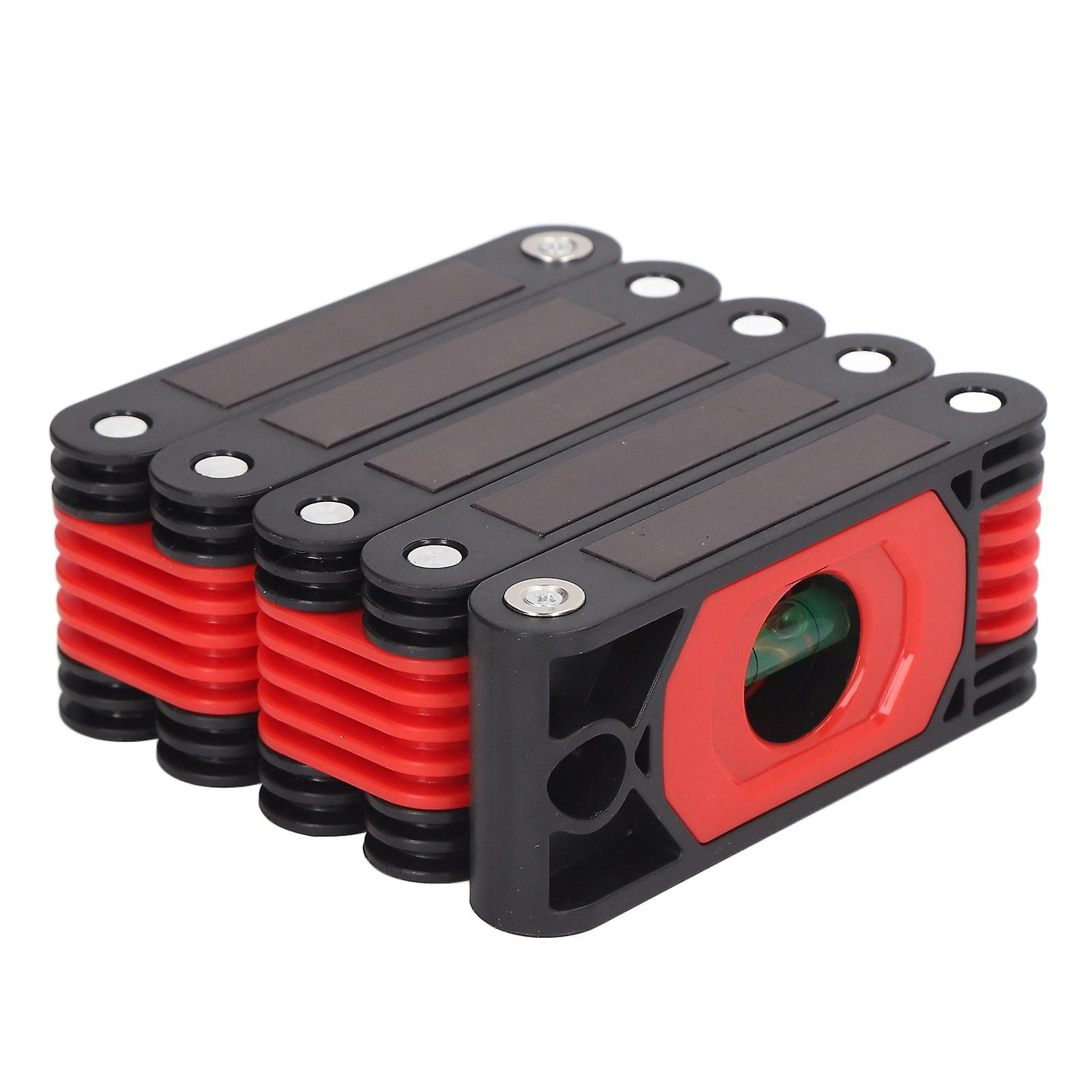 Foldable Level Hinge Connection 2 Level Bubble Multi Angle Woodworking Measuring Tool