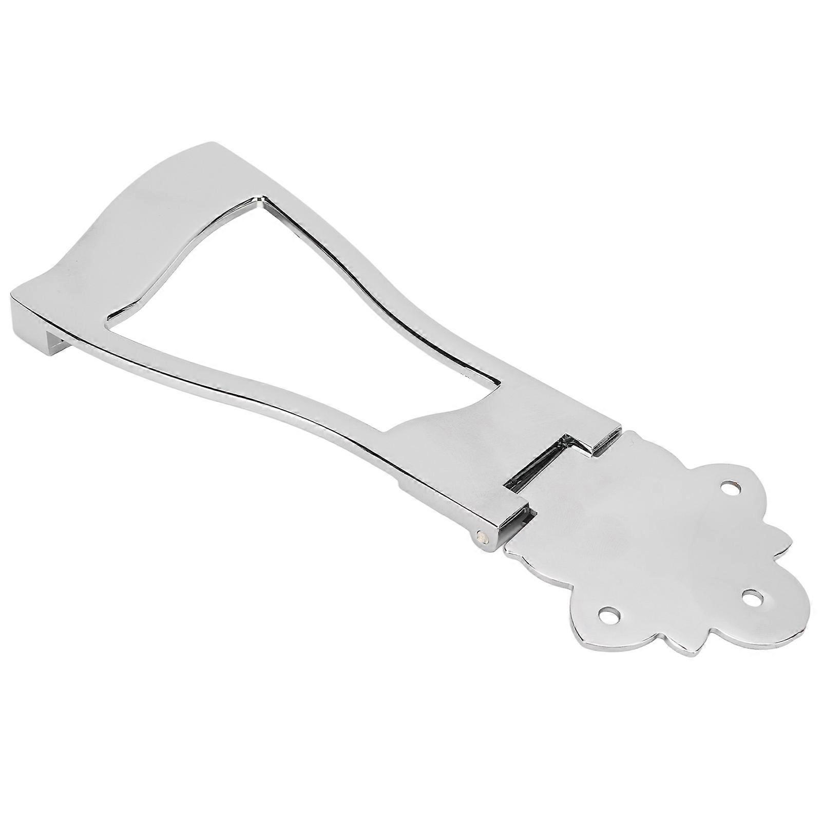 Guitar Tailpiece Trapeze 6 String Metal Instrument Accessory Part for ReplacementSilver 