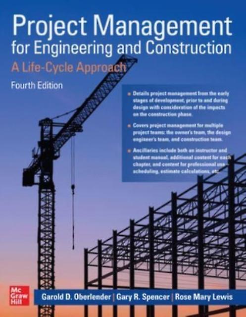 Project Management For Engineering And Construction A Lifecycle Approach Fourth by Rose Mary Lewis Hardback Book