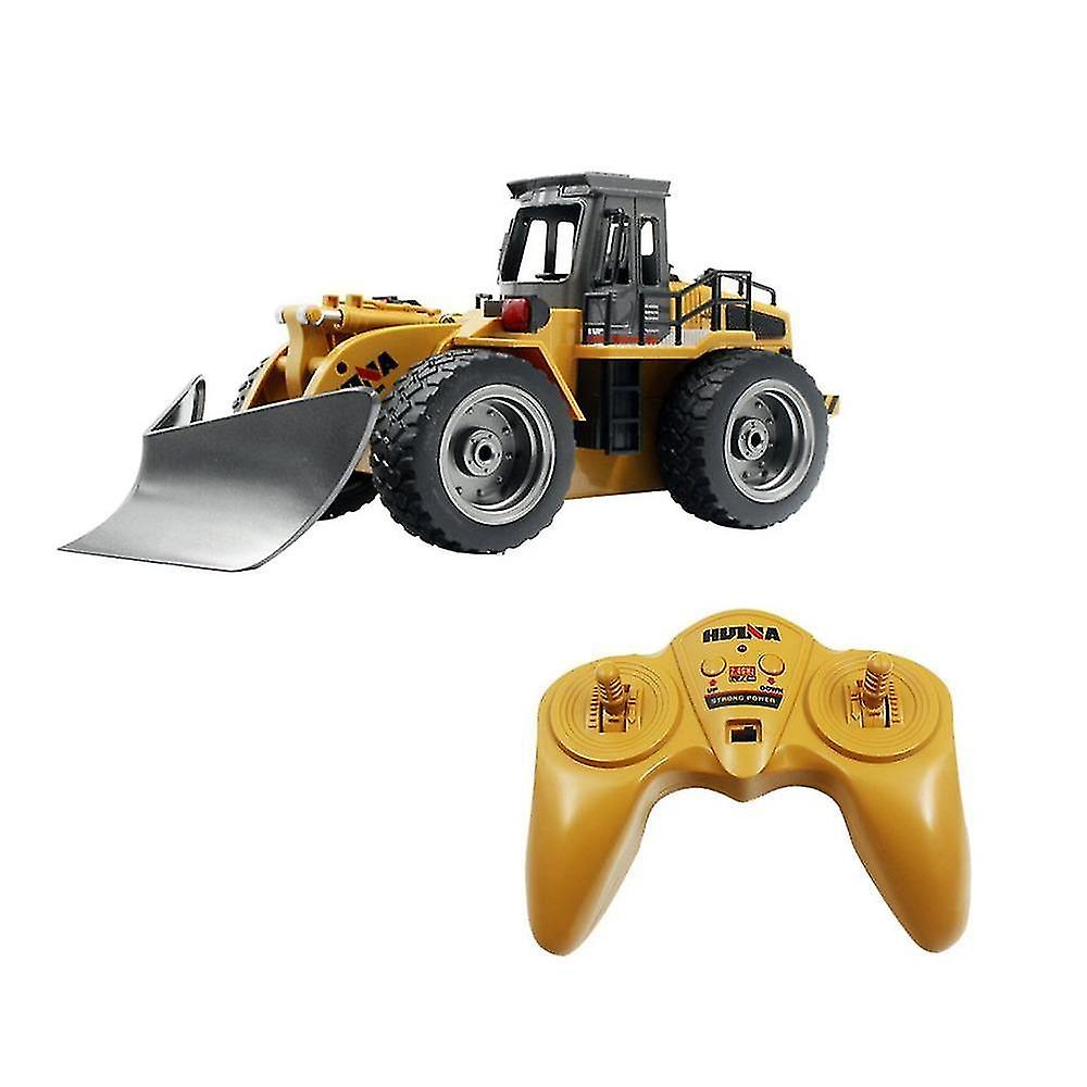 1:16 8Ch Rc Bulldozer Remote Control Vehicle Machine On Control Rc Car Toys For |rc Trucks(yellow)