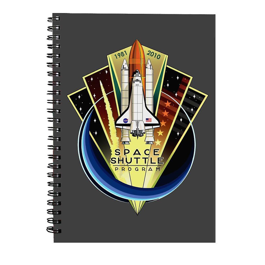 NASA Shuttle Program Commemorative Emblem Spiral Notebook