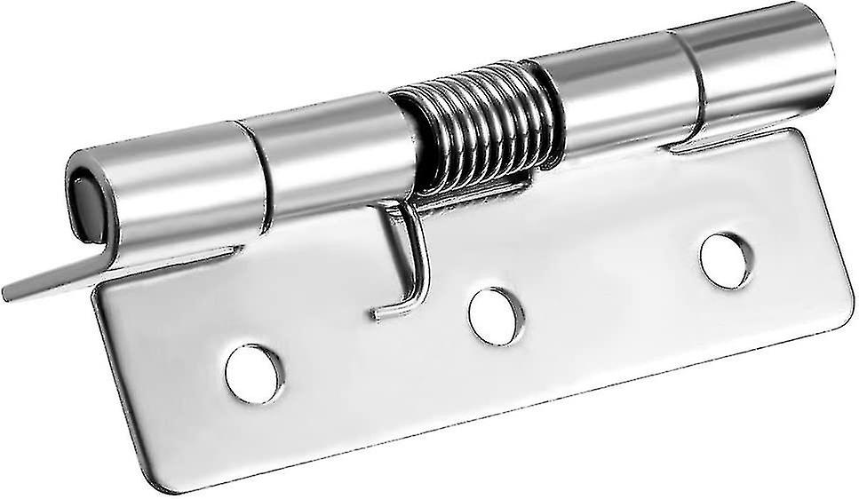 Self-closing Spring Hinge 0.98" Brushed Stainless Steel DIY Hardware Pack of 5