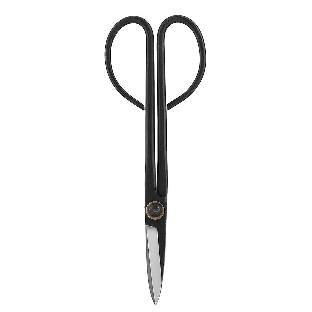 205mm Long Handle Bonsai Scissors Pruning Shear for Bud and Leaves Trimming Durable Garden Tool with Sharp Blades