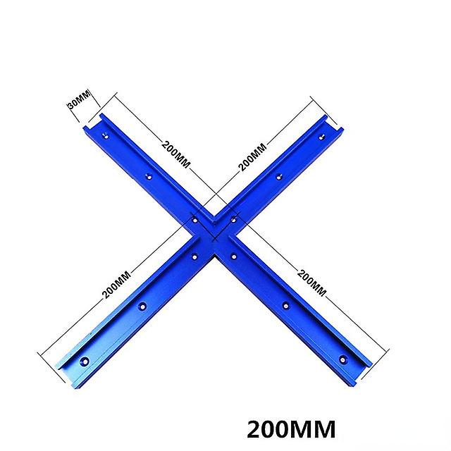 T-track Intersection Kit Double Cut Profile Universal Cross T-track Connector With Predrilled Mounting Holes Woodworking Clamps
