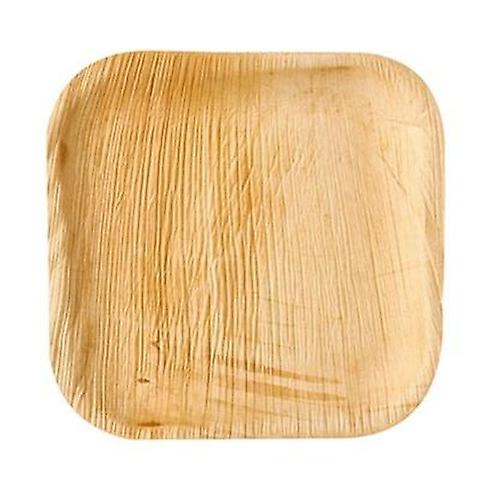 Square Palm Leaf Plate 20x20 cm 25 units