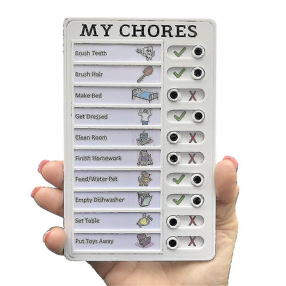 Reusable Memo Plastic Board Rv Checklist My Chores Elder Care Message Checklist(My Chores)