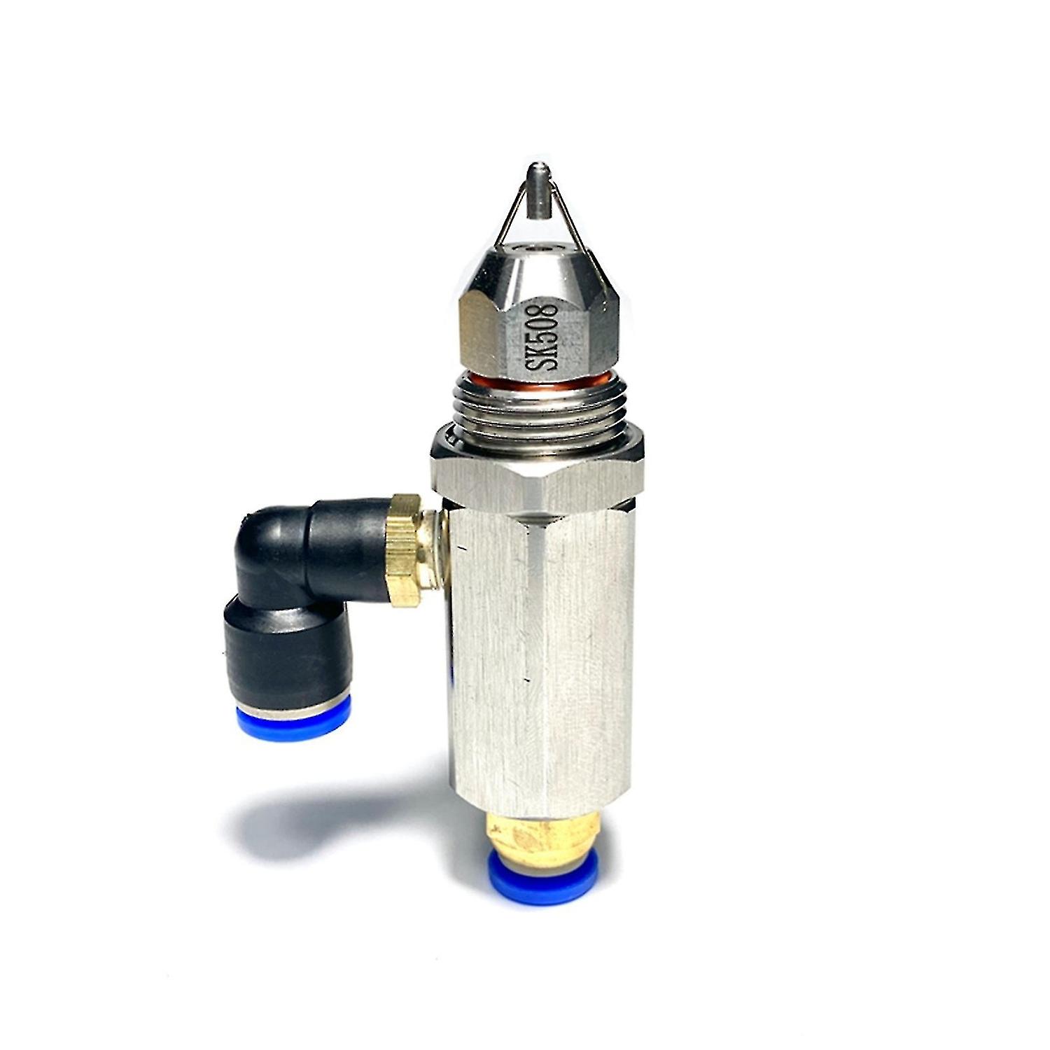 Ultrasonic Atomization Nozzle Stainless Steel Air Dry Fog Mist Dust Nozzle Ft 30 Degree Bracket