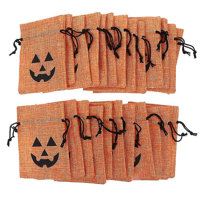 25pcs Drawstring Bag For Halloween Decorations