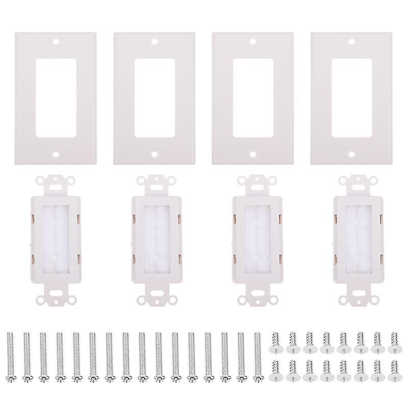 4pcs Brush Wall Plate