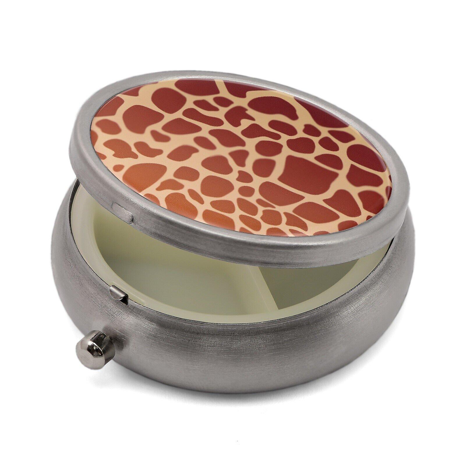 Pill Box with Giraffe Print - 50.15