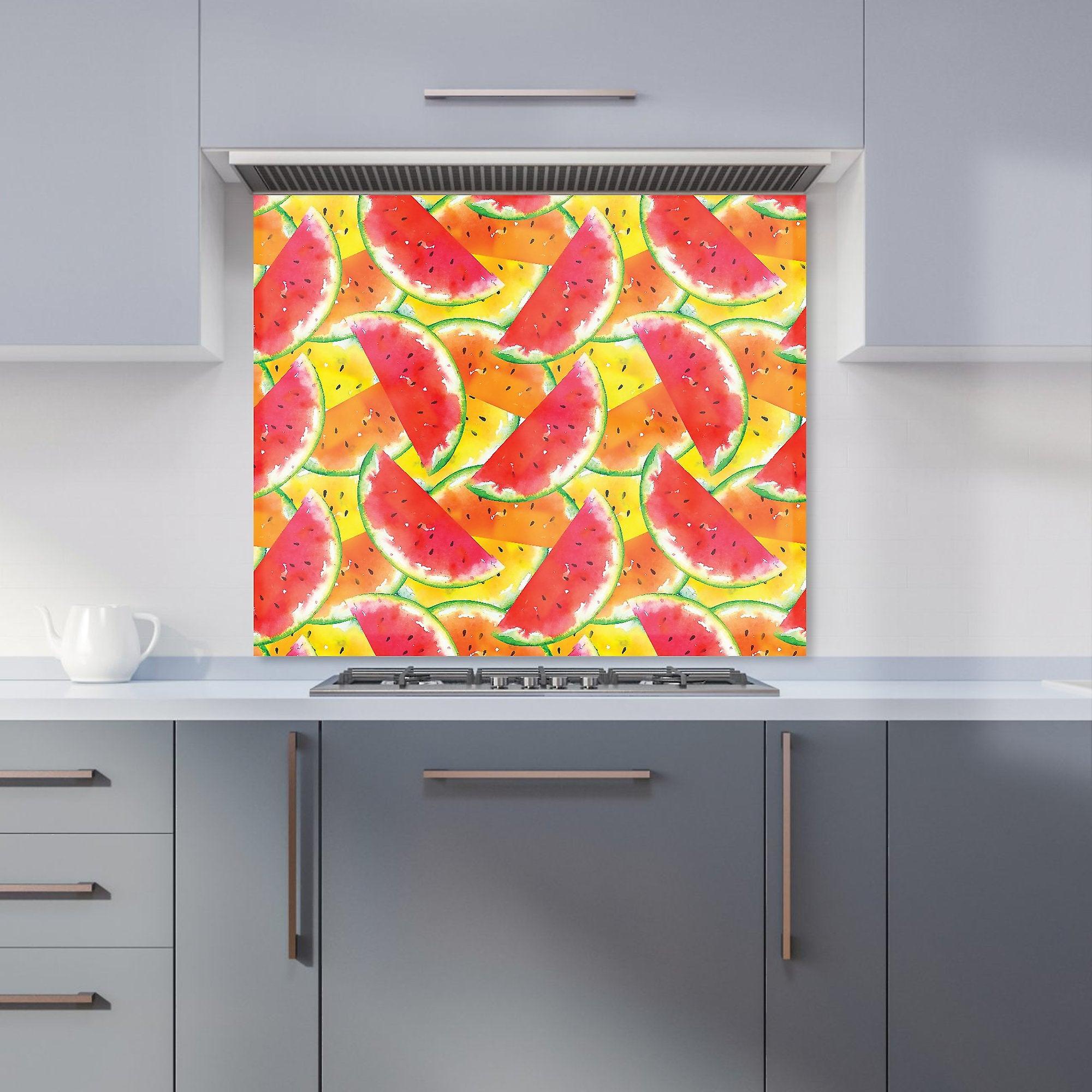 Melon Print Kitchen Splashback