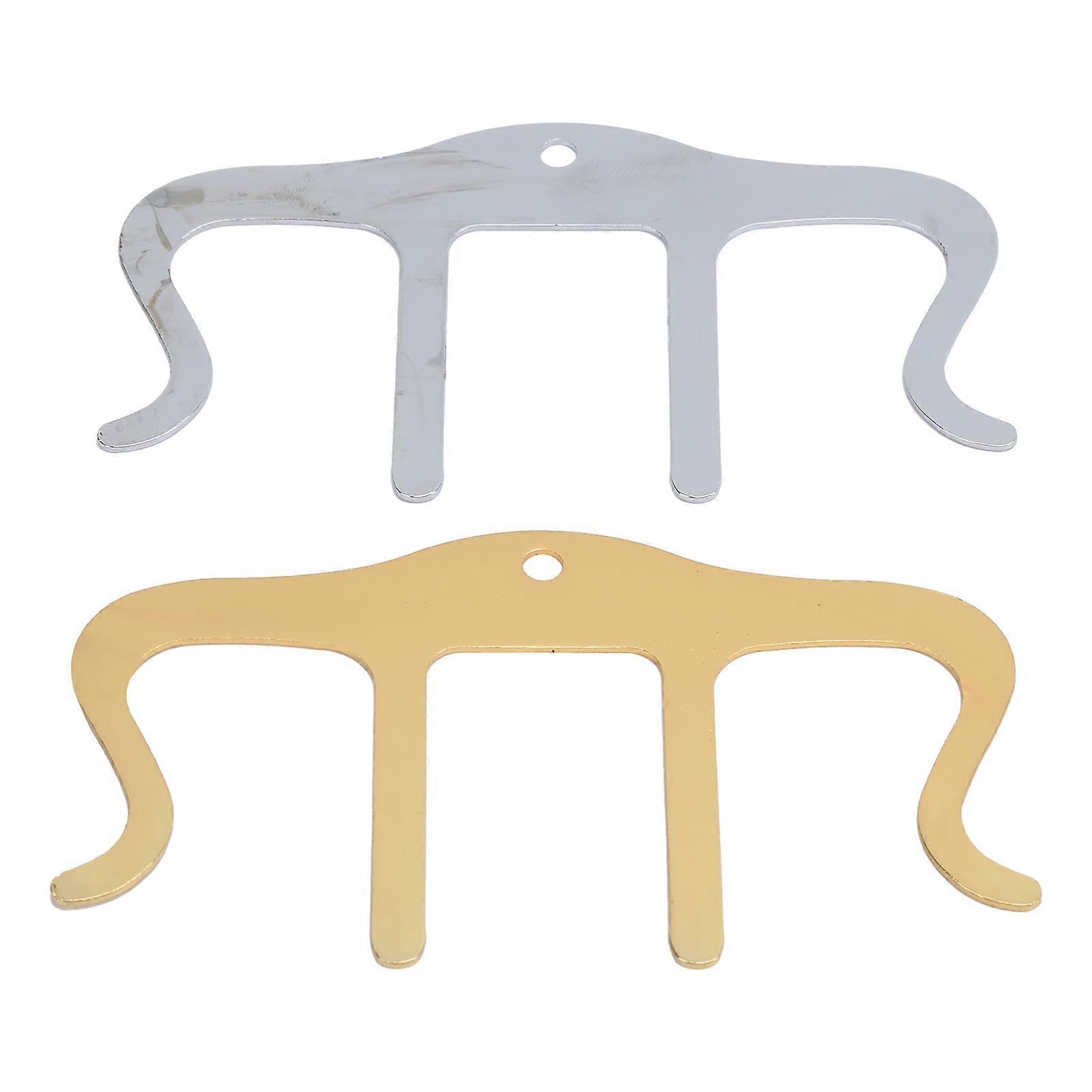 2個のミュージックブッククリップホルダーピアノシートキーボード屋外演奏用メタルウィンドクリップ