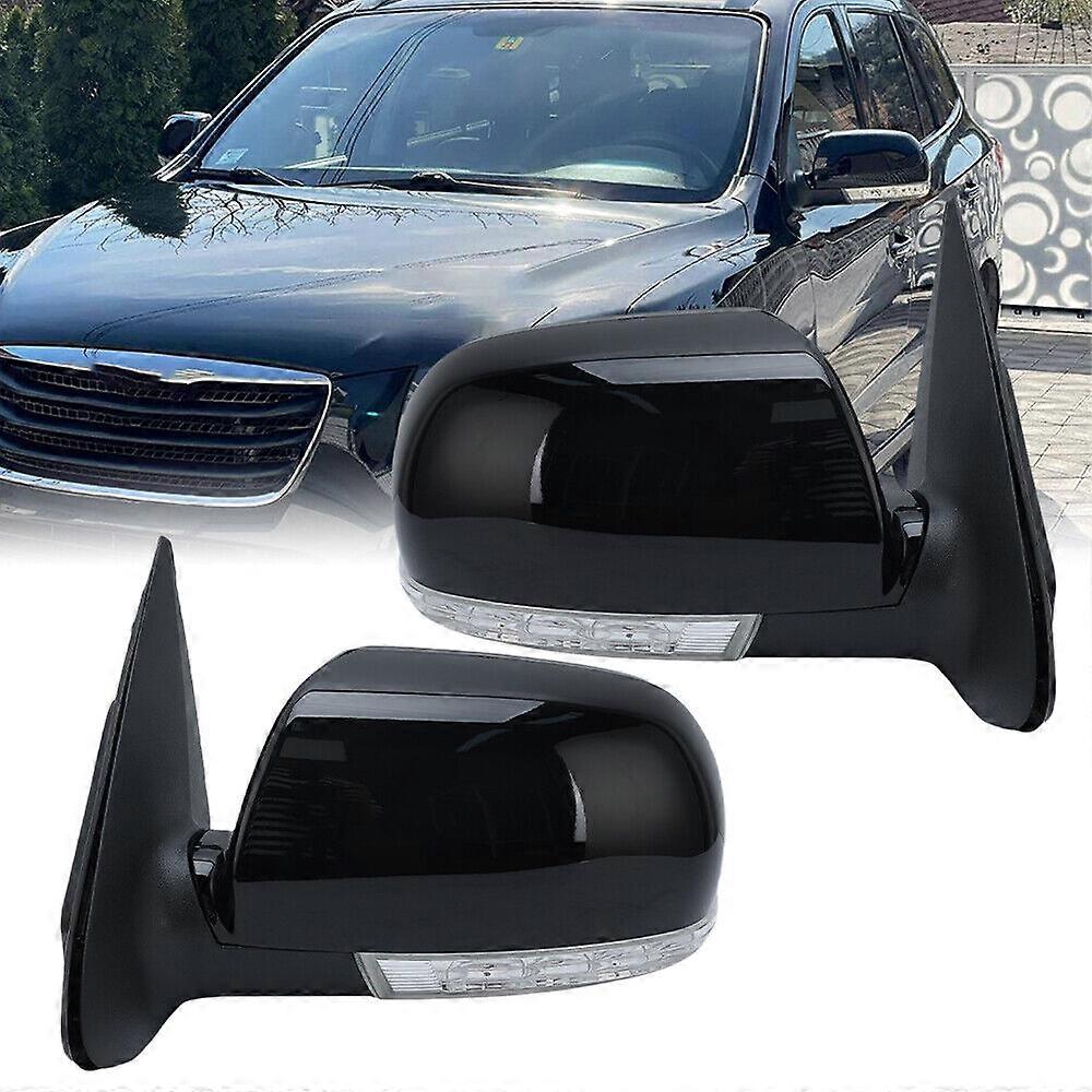 مرآة باب جديدة كهربائية / مع مصباح لشركة هيونداي سانتا في سم 2006-2012 5 أسلاك