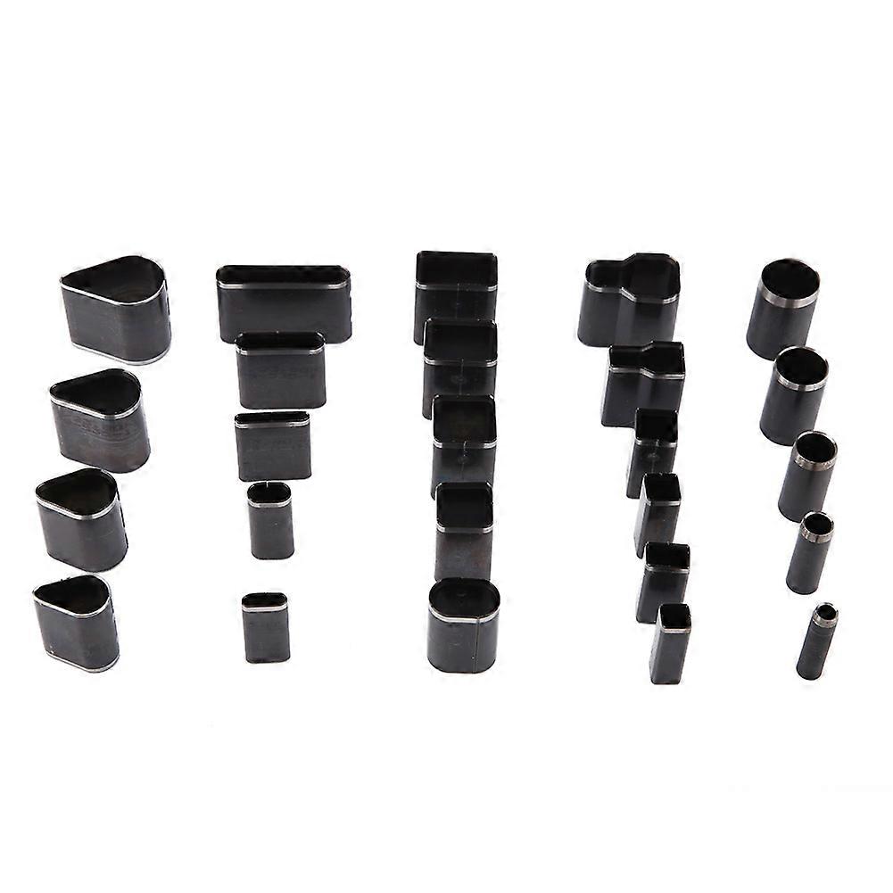25 stuks multi-vorm lederen perforator gereedschapset handgemaakte DIY ambachtelijke lederen perforator