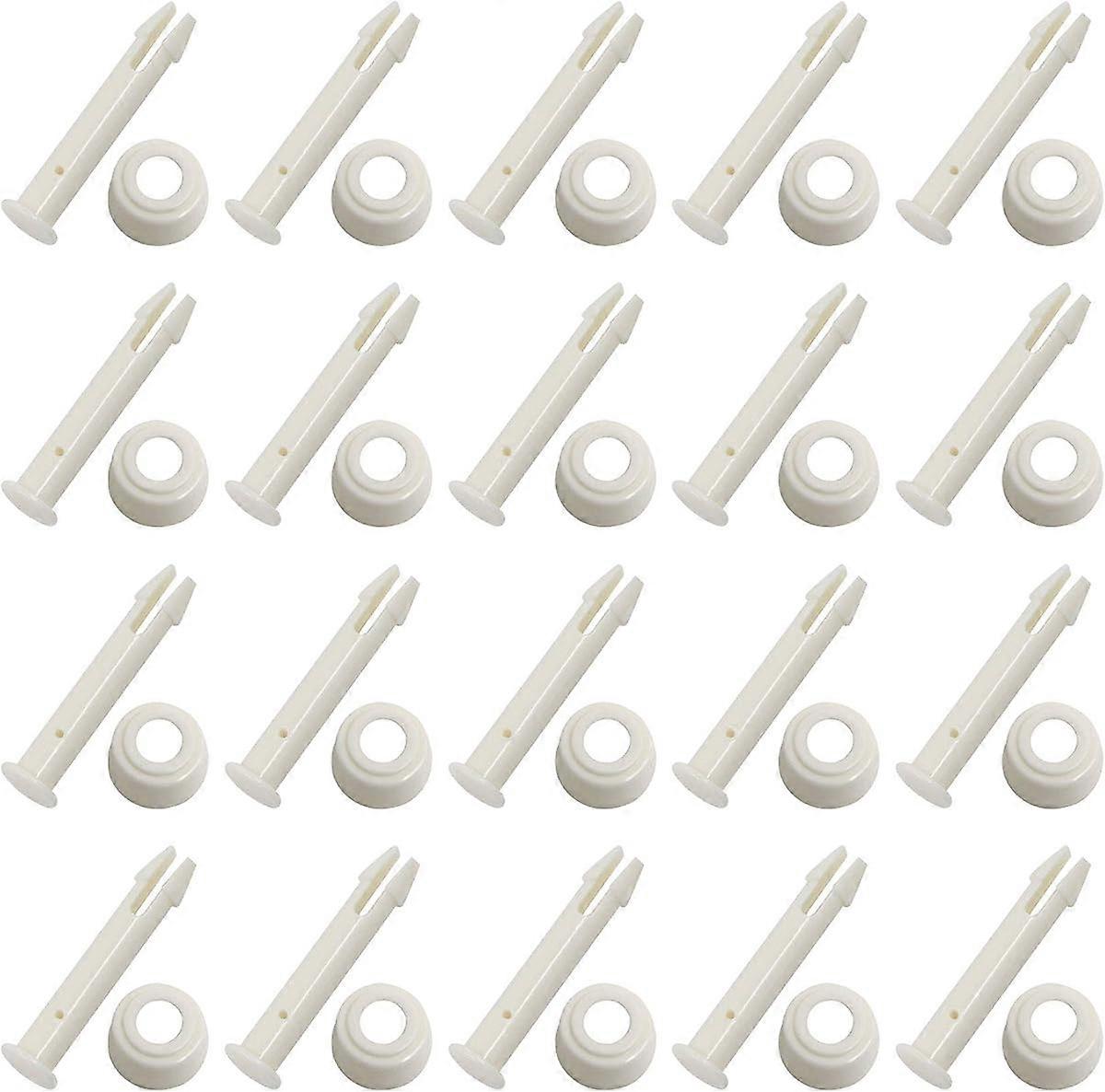 20 Plastic Pool Seal Pins For Intex Pool Joint Pins With Seals Replacement Parts For Intex Pool Frame, Intexpool Replacement Spare Parts(5.5Cm)
