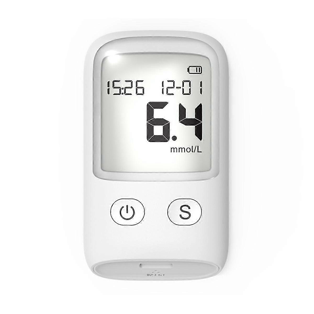 Hemoglobin Meter Hemoglobin Tester Hemoglobin Test Kit Glucometer to Measure Blood Sugar,50 Test Strips + 50X Needles