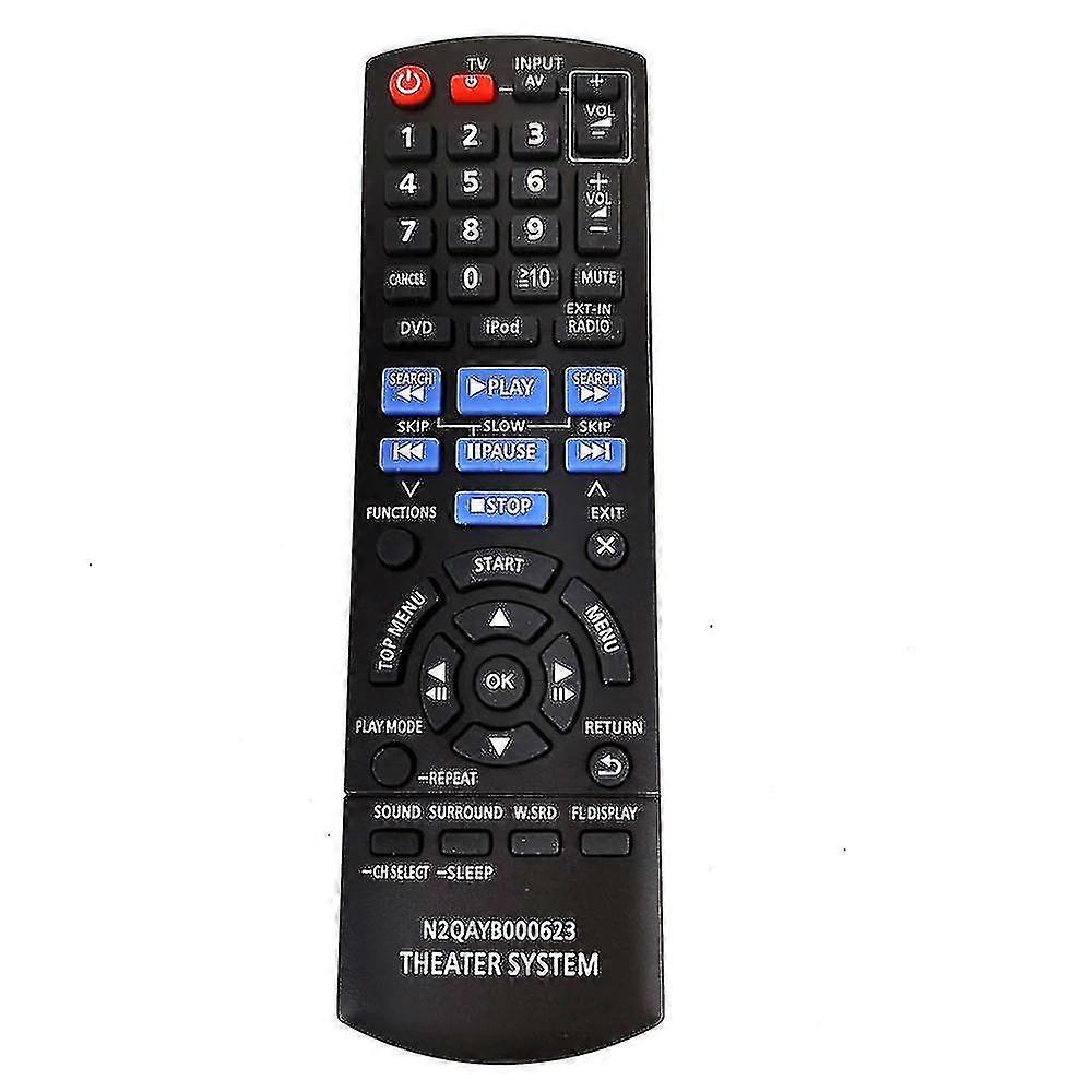 Replacement N2qayb000623 For Panasonic Home Theater System Remote Control Sa-xh150 Sc-pt470 Sc-pt475