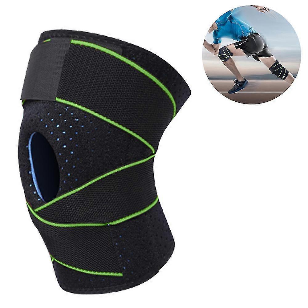 adjustable knee braces with side stabilizers patella gel pads