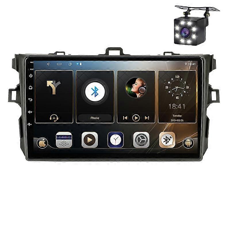 Car Radio Multimedia For Toyota Corolla E140/150 2007-2013 Video Player Carplay Navigation GPS