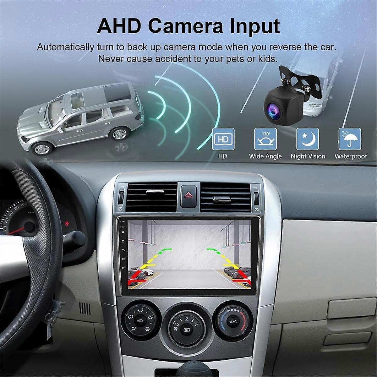 2G + 64G Android Autoradio pour 2009-2013 sans fil Carplay Android Auto, 9 pouces Autoradio GPS WiFi arrière