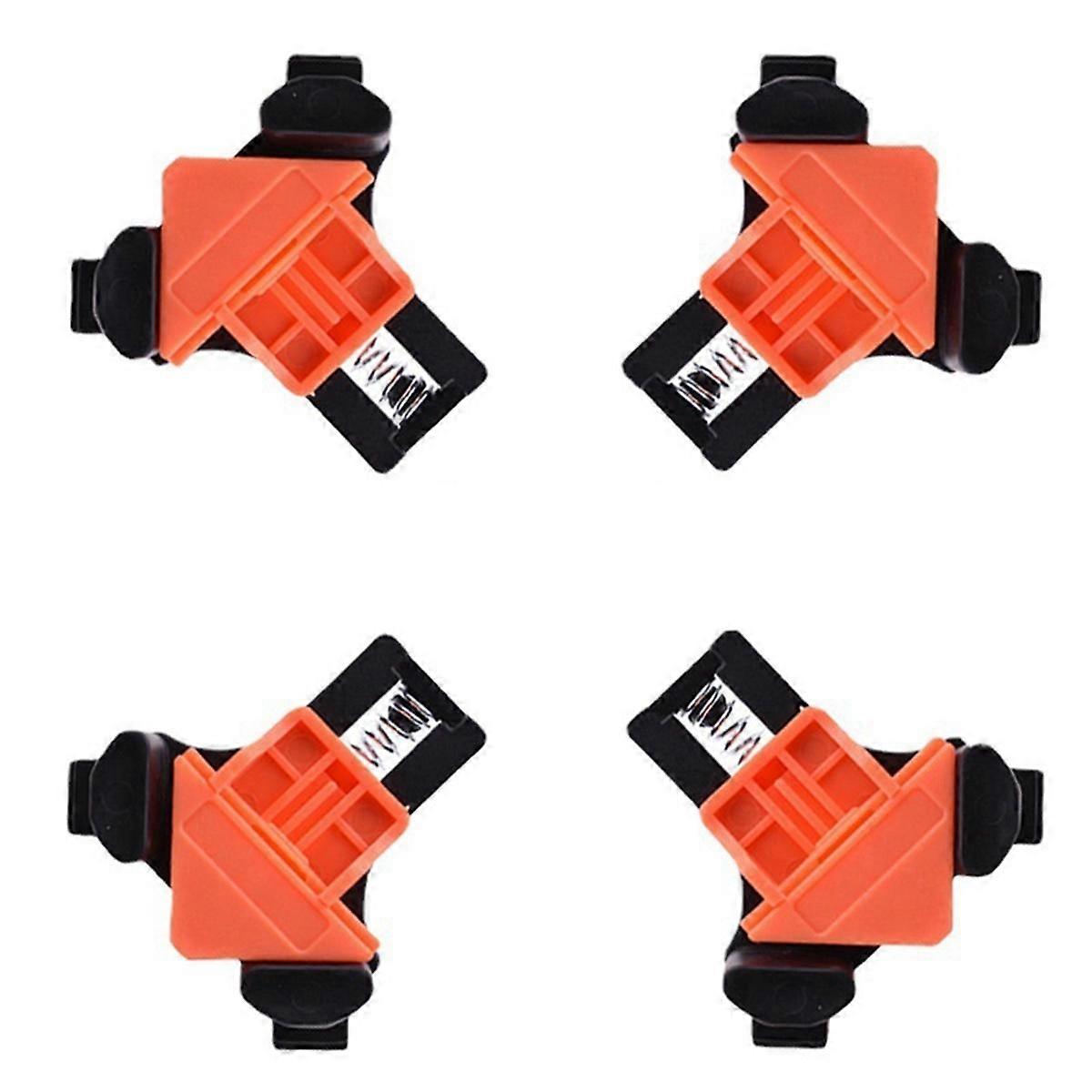 Woodworking Right-Angle Clamp 4-Piece Set Punching Fixing Fixture Set 90-Degree Quick Positioning I