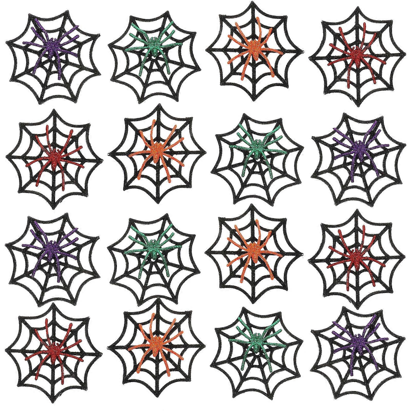 1 set of Halloween Party Layout Props Simulation Spider Webs Decorative Spider Webs