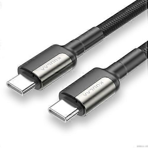 KUULAA KL-X32 100W 5A Type-C / USB-C to Type-C / USB-C PD Aluminum Alloy Charging Data Cable