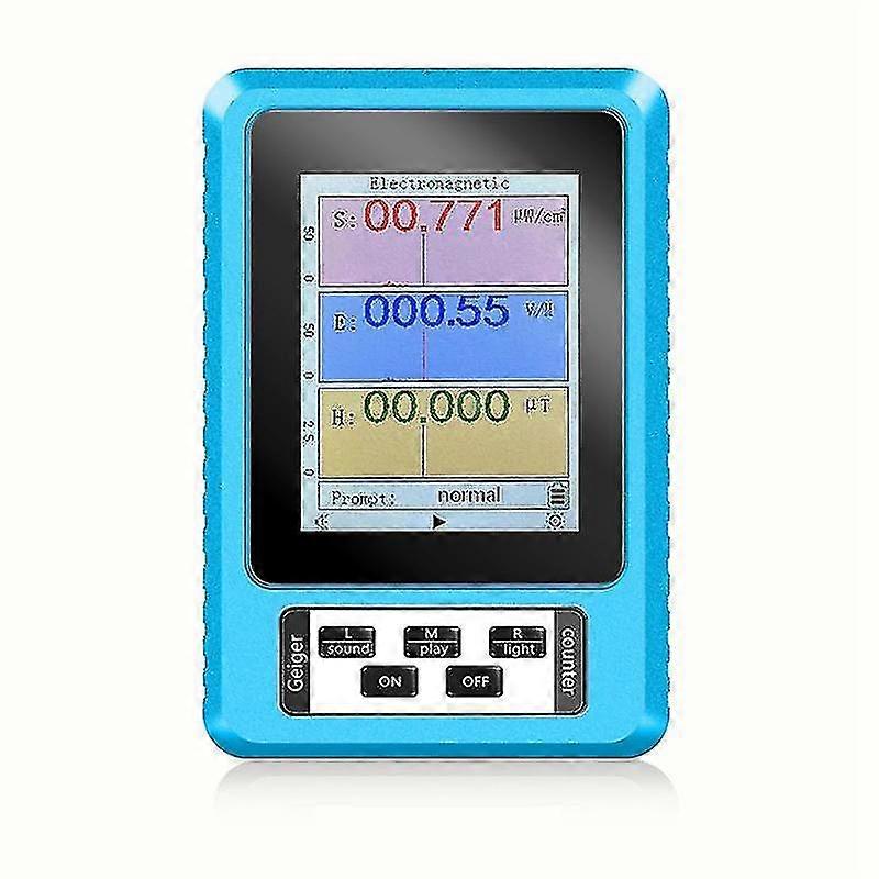 Xr2 Br-9a Handheld Electromagnetic Radiation Detector High Electromagnetic Radiation Tester Blue