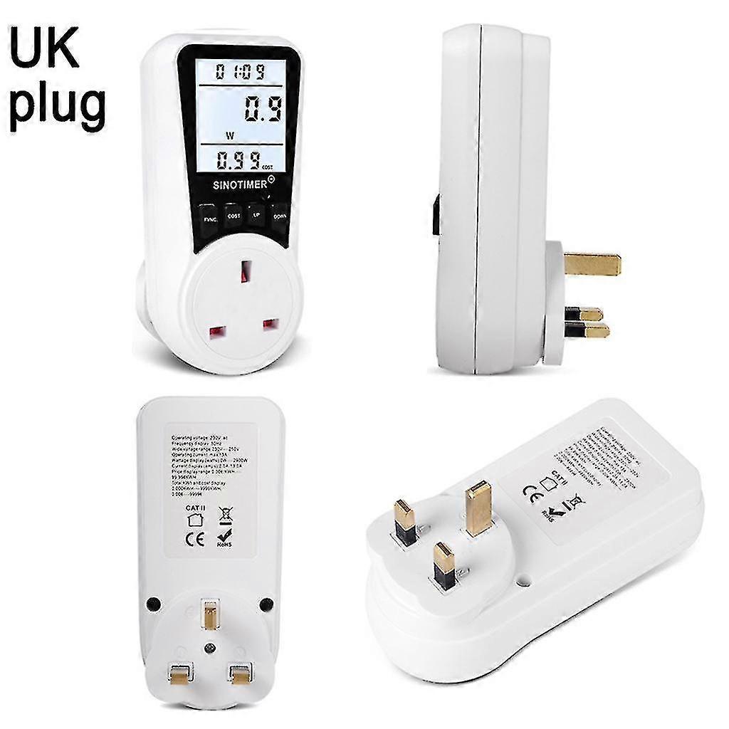 Energy Meter Eu Plug Socket Wattage Electricity Meter For Energy Saving dd