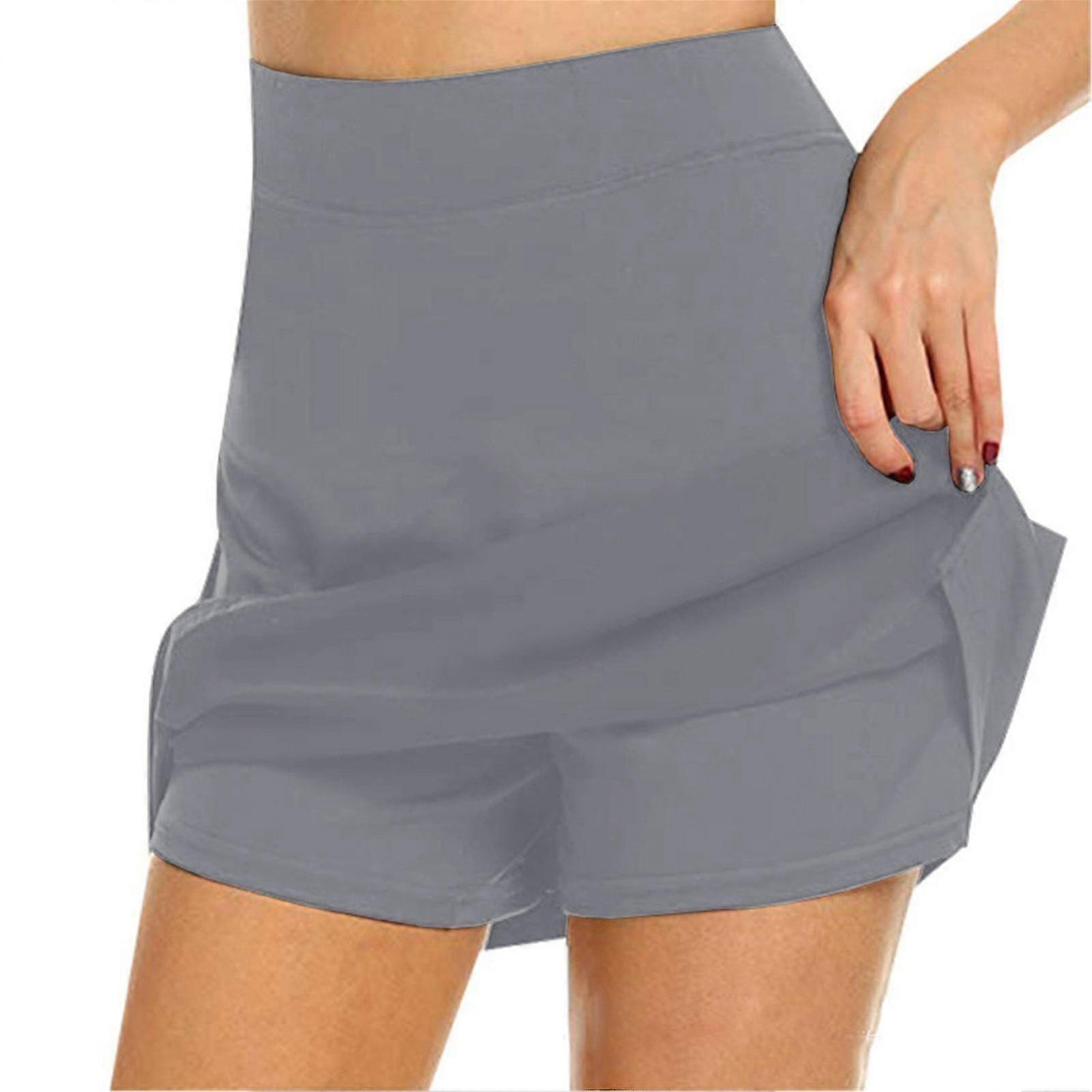 Anti-chafing Active Skorts Super Soft Comfortable Women's Athletic Lightweight Skirts With Shorts