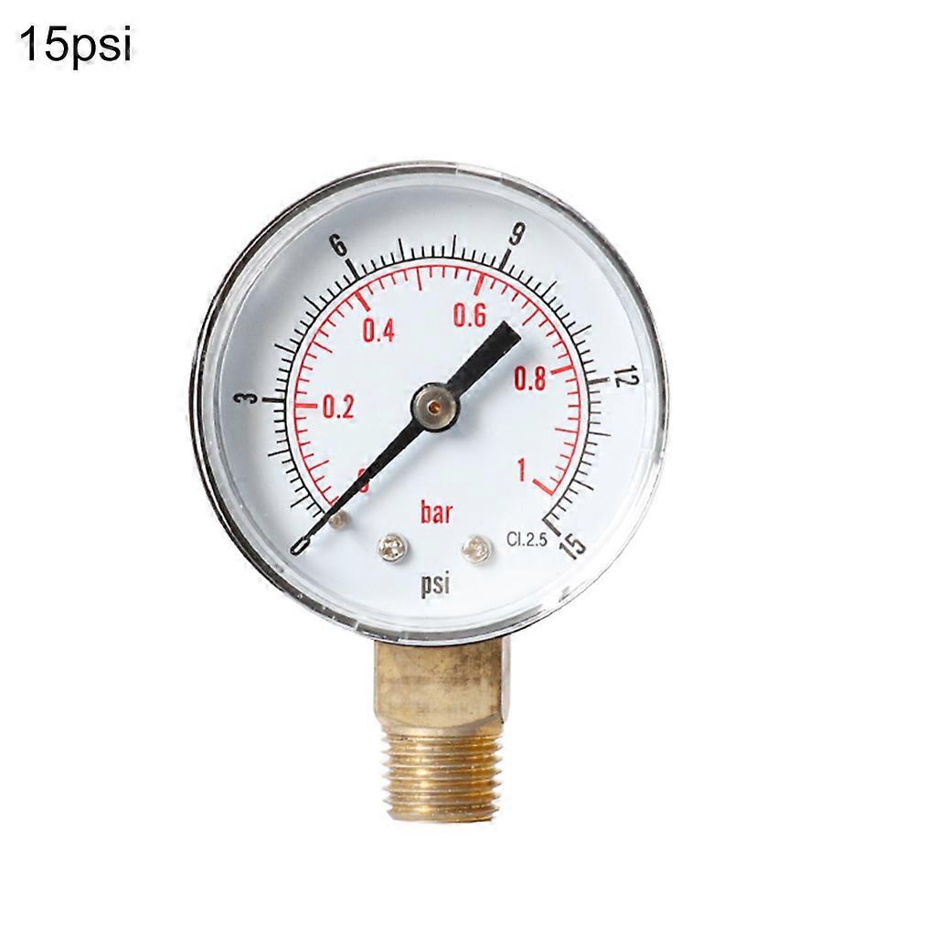 מד לחץ רדיאלי Y50 לכרייה/חימום ביתי 15,30,60,100,150,300 PSI