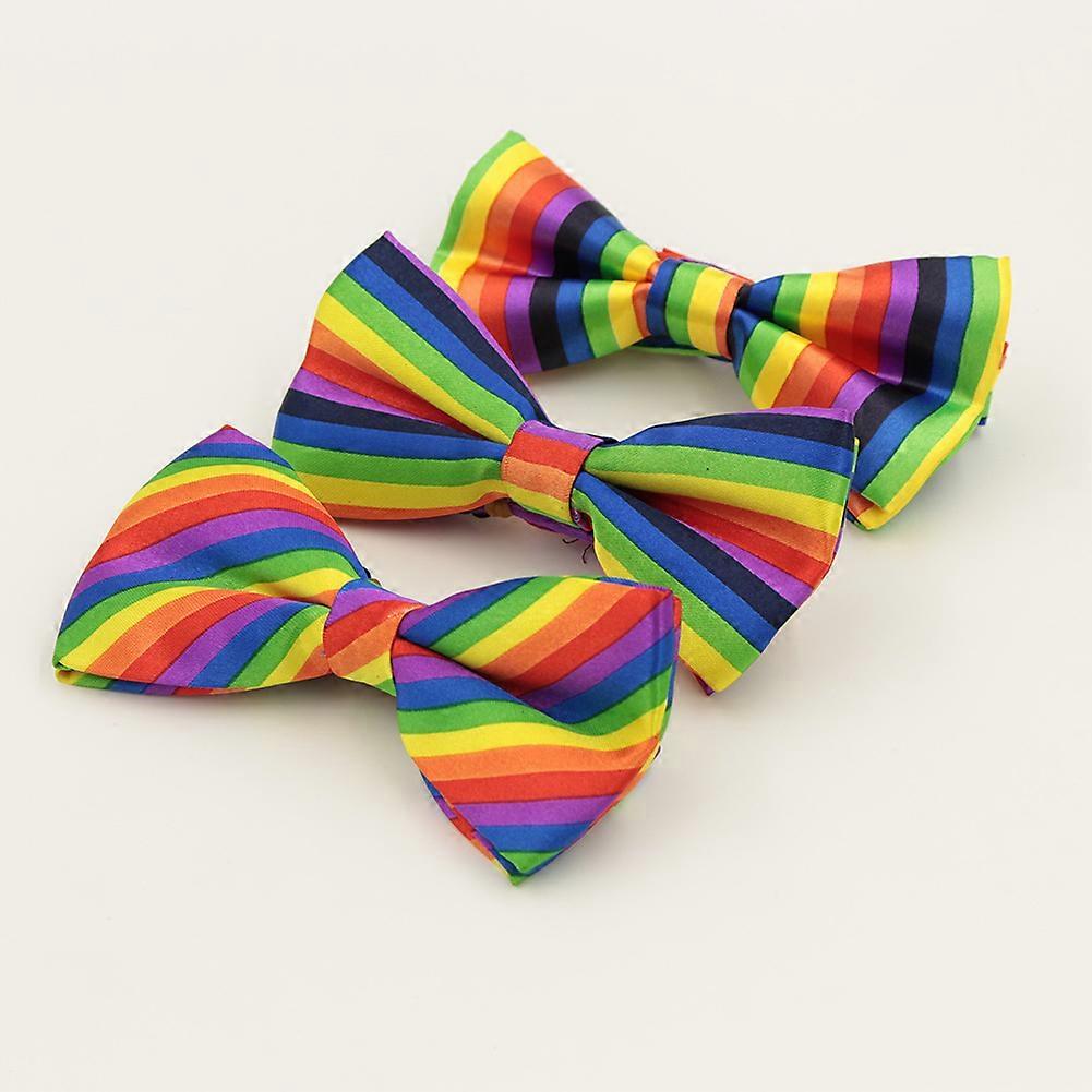 3pcs Boys Solid Pre-tied Bow Ties Adjustable Tuxedo Bowtie For Boy With Multiple Colors