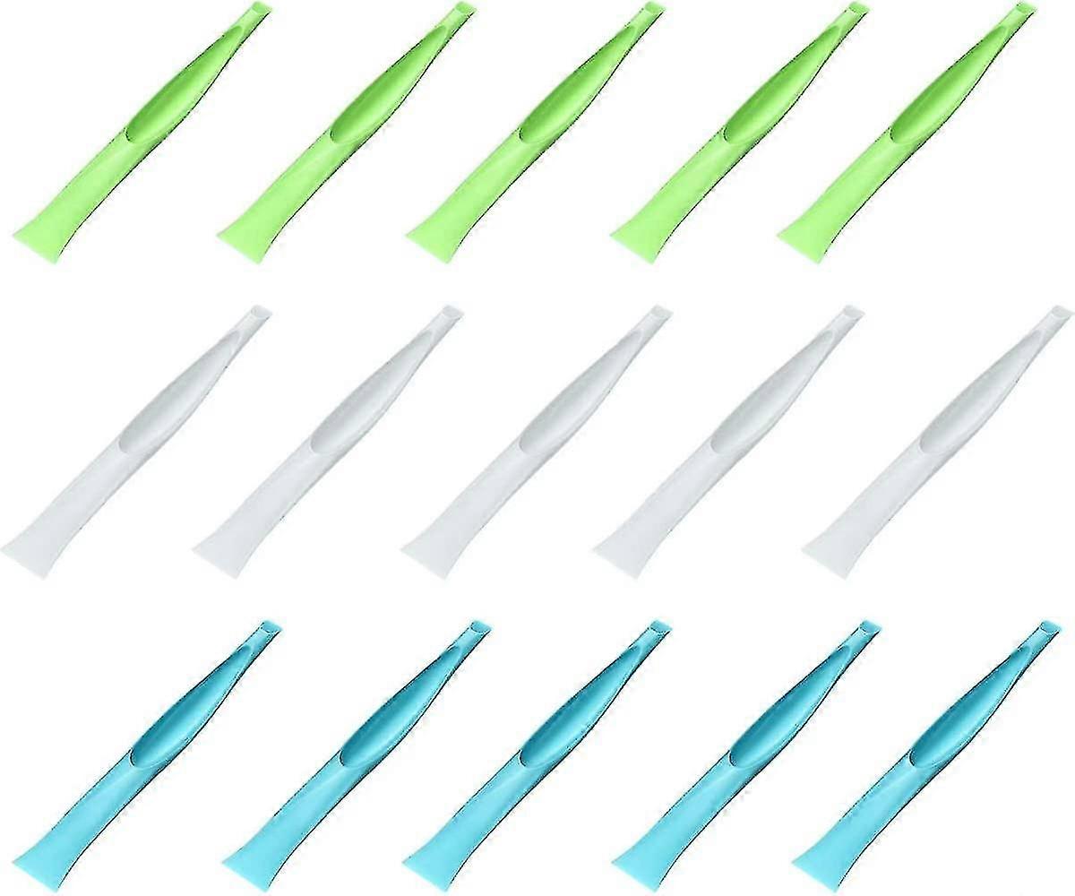 15 Pack Multipurpose Stiff Scraper Rengjøring Gum Scraper Tool, kjøkken Plast Rengjøring Scraper Tool Scratch Free Cleaning Tool, Label Scraper Gum Skrap