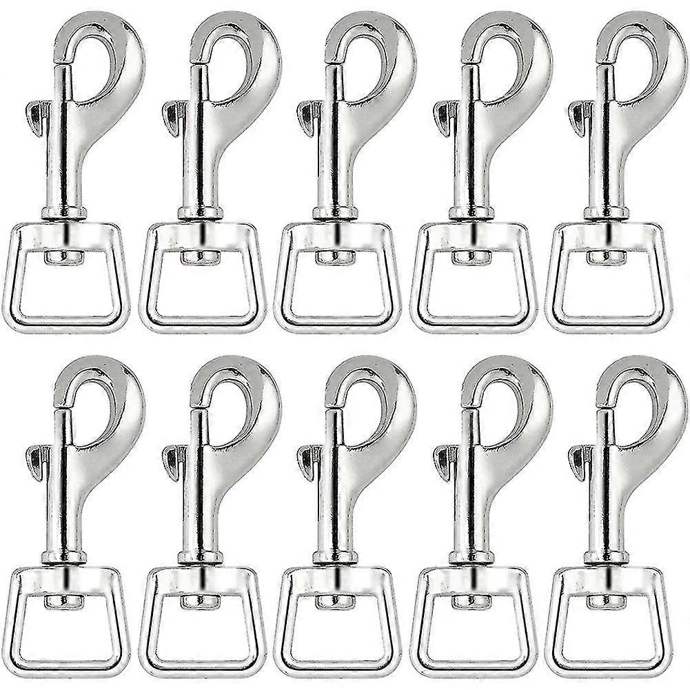 20Pc Snap Hooks for Dog Leash Collar Linking, Heavy Duty Swivel Clasp Eye Bolt Buckle Trigger Clip for Spring Pet Buckle