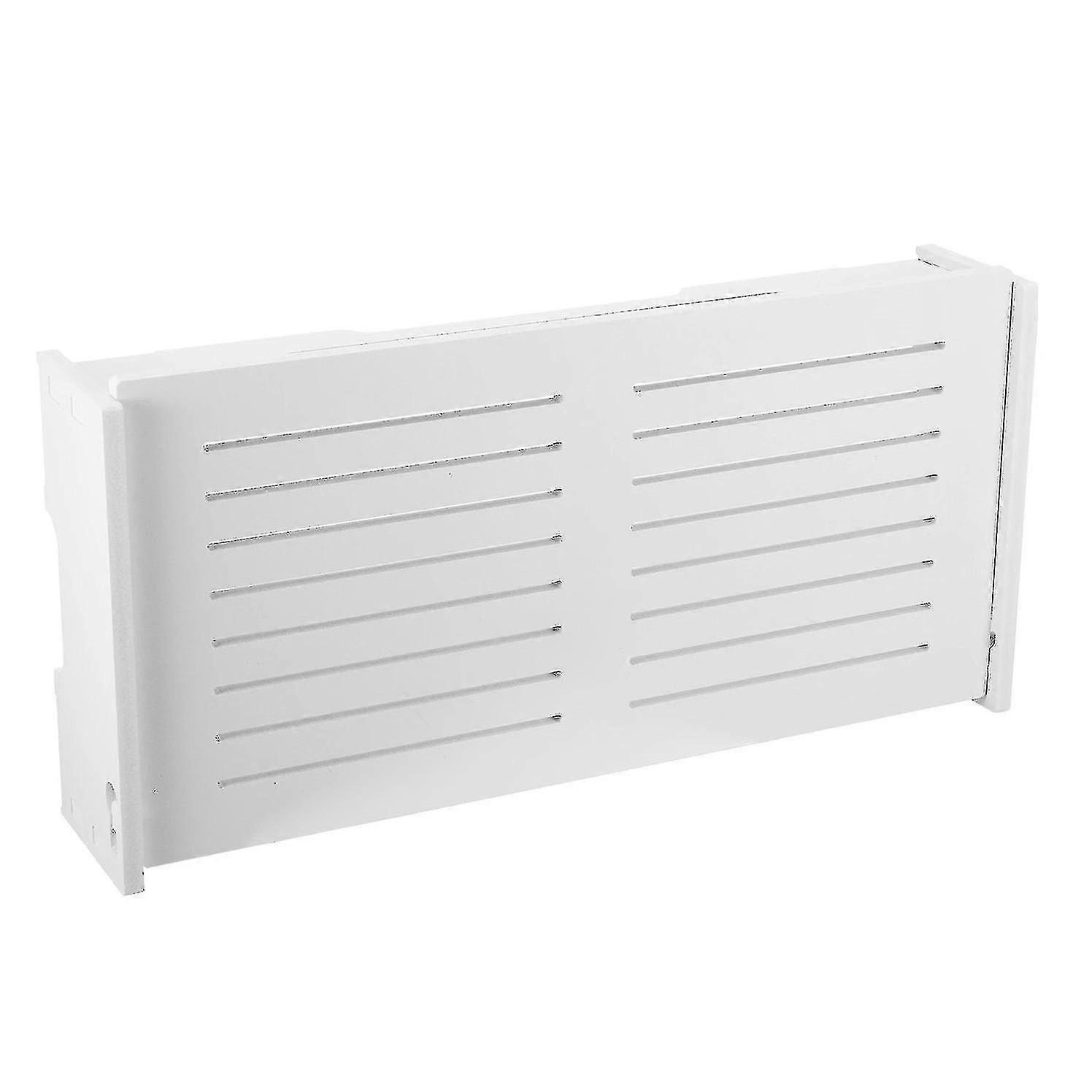 Wifi Router Storage Box Wall Mounted Wireless Panel Shelf Home Decor1pcswhite