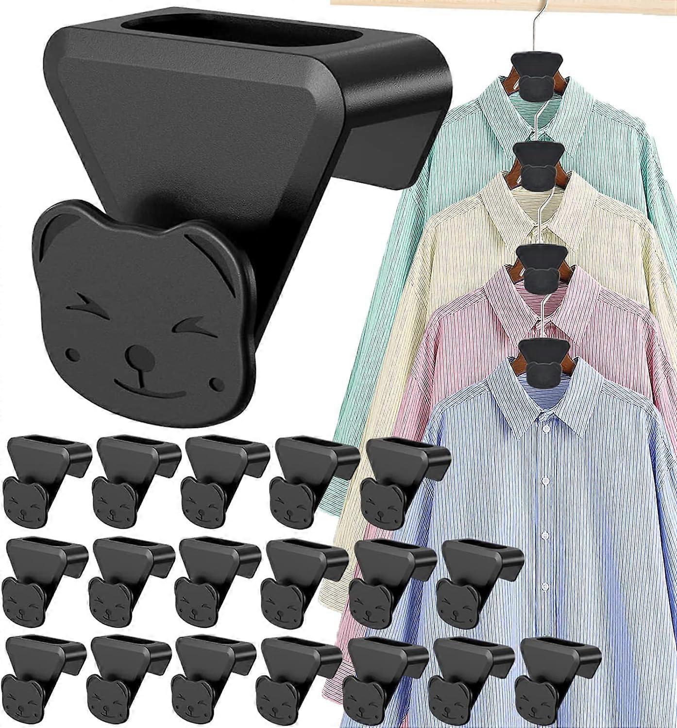 18Pcs Clothes Hanger Connector Hooks, Space Saving Closet Organizers and Storage Shelves Hanger Extender
