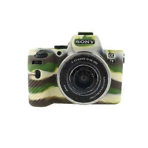 Nice Soft Silicone Rubber Camera case bag Leather Lens bag For Sony A7 II A7II A7R Mark 2 A7R2 ILCE-7M2 Camera