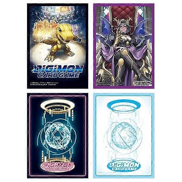 Digimon CG Official Sleeve 2024 Version 1.0 4 Kinds Assortment (Pack of 12)