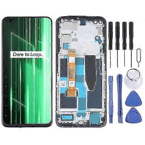 Lcd Screen And Digitizer Full Assembly With Frame Compatible With Oppo Realme X50 5g Rmx2144