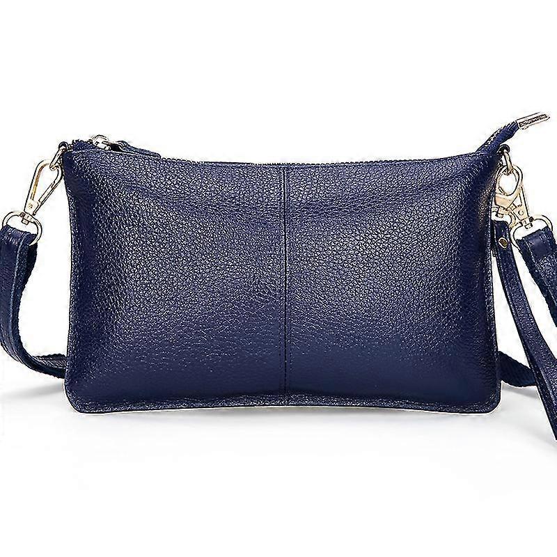 Leather Messenger Bag / Shoulder Bag(blue)(1pcs)
