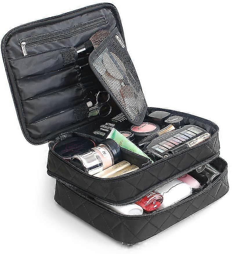 Cosmetic Bag For Girls, Make-up Bag Double-layer Waterproof