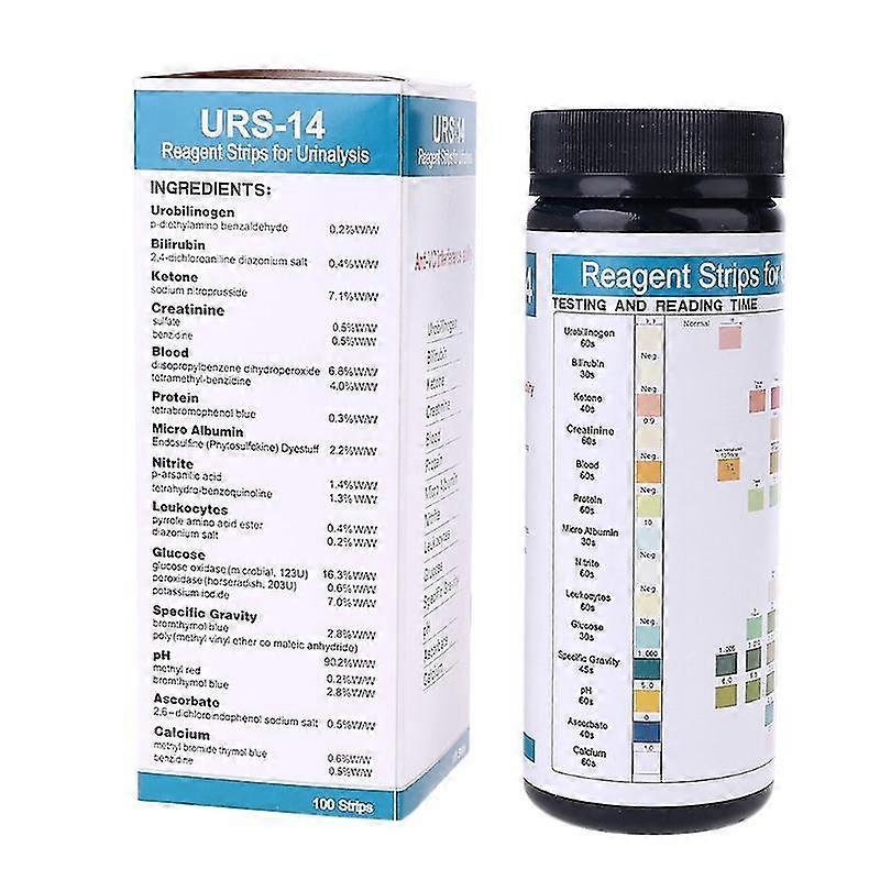 100 Streifen Urin-14 Urin Testpapierstreifen 14 Parameter