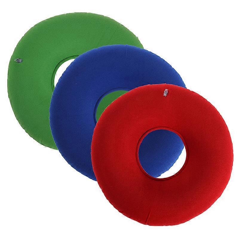 Coccyx Orthopedic Pad Hemorrhoid Inflatable Ring Pad With Pump Hardness Adjustable (Multi-color Optional)