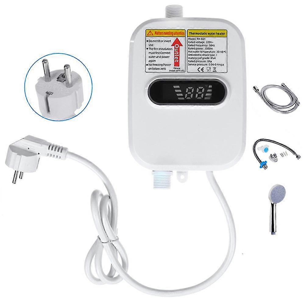 3500W 電気式インスタント温水ヒーター 220V 浴室用蛇口 3秒加熱 インスタント