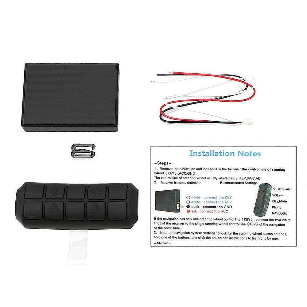 Steering Wheel Button Multi-function Universal Wireless Controller Car Remote