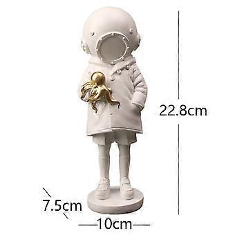 【未開封】 BANKSY DEEP SEA DIVER WHITE Ver. Banksy Deep Sea Diver Statue Street Artistic Diver Girls Sculpture