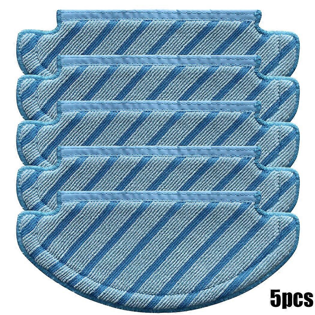 5X T8 Series Washable Cleaning Cloth For Ecovacs Deebot Ozmo T8 / T8+ / T8 Aivi Microfiber Mopping Pads Cleaning Pads Cloth