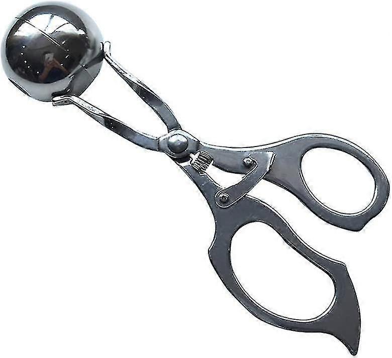 الفولاذ المقاوم للصدأ الكرة ملقط لكرات اللحم، كعكة، الآيس كريم، حمام القنابل حجم L