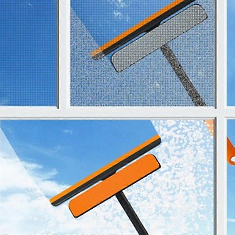 Multifunctional Glass Scraper Three-in-one Window Cleaning Brush Bathroom Mirror Cleaning Wiper Screen Window Accessories